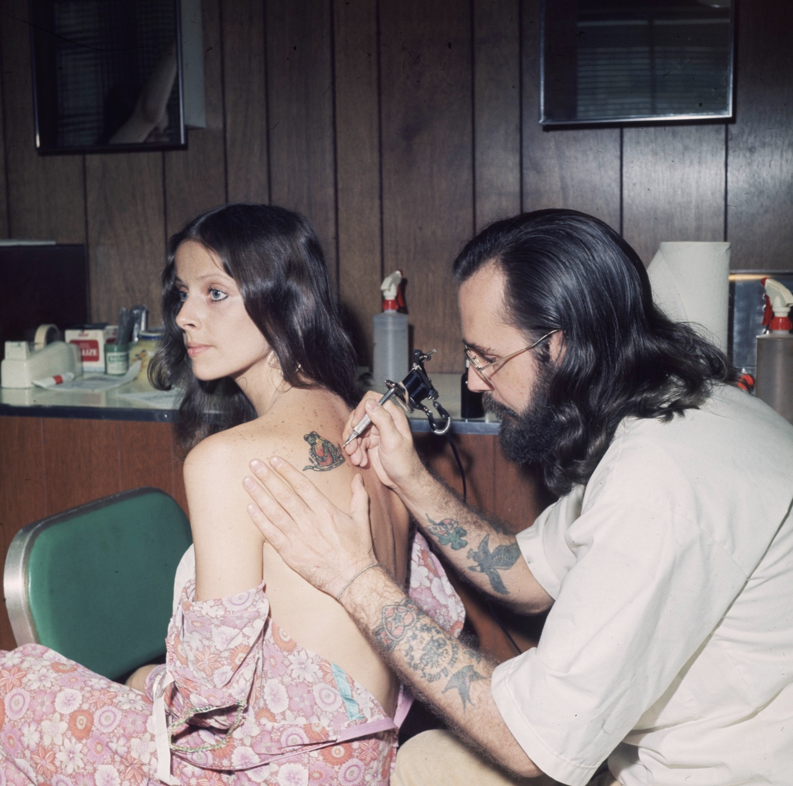 Getting a tattoo in 1973 